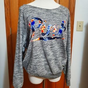 Pink slouchy sweatshirt size M